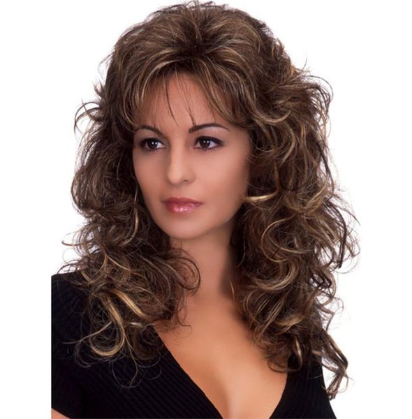 brown blond highlight wig with bangs straight side part synthetic wigs women heat resistant natural daily hair 08991641242, Black
brown blond highlight wig with bangs straight side part synthetic wigs women heat resistant natural daily hair 08991641242, Black