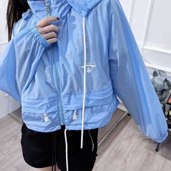 designer jacket drawstring hooded coat women's luxury loose casual shirt waist short hoodie pocket zipper jackets sun protection clothi, Black;brown
designer jacket drawstring hooded coat women's luxury loose casual shirt waist short hoodie pocket zipper jackets sun protection clothi, Black;brown