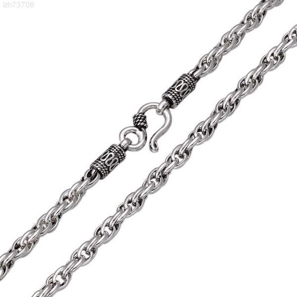 meet link s925 sterling silver jewelry vintage thai 4m twisted hemp rope simple men's personality dominant necklace
meet link s925 sterling silver jewelry vintage thai 4m twisted hemp rope simple men's personality dominant necklace