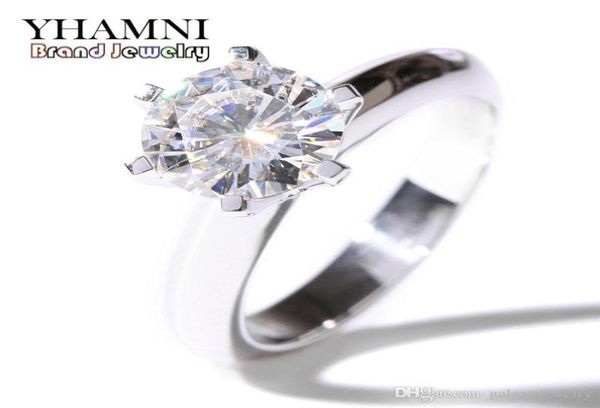 yhamni luxury solid silver wedding rings brand jewelry 7mm diamond ring 925 sterling silver engagement rings for women 121215591972, Slivery;golden
yhamni luxury solid silver wedding rings brand jewelry 7mm diamond ring 925 sterling silver engagement rings for women 121215591972, Slivery;golden