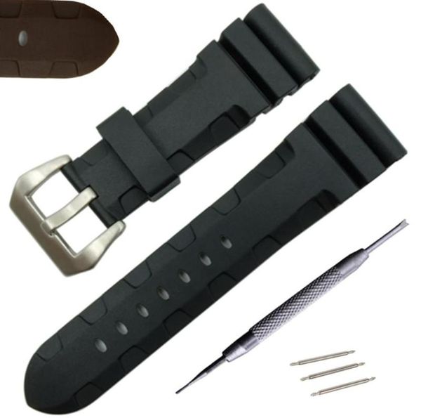 watch bands 24mm 22mm men waterproof rubber watches band strap and buckle clasp for pam1581195, Black;brown
watch bands 24mm 22mm men waterproof rubber watches band strap and buckle clasp for pam1581195, Black;brown