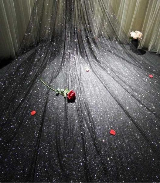 bridal veils shining black veil wedding fairy flashing super long cathedral sparkle5147333
bridal veils shining black veil wedding fairy flashing super long cathedral sparkle5147333