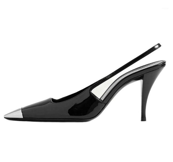 dress shoes women039s square toe high heels summer sandals metal pointed genuine leather comfortable pumps spring wedding 5380700, Black
dress shoes women039s square toe high heels summer sandals metal pointed genuine leather comfortable pumps spring wedding 5380700, Black