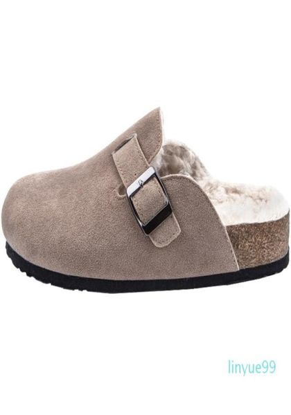 winter faux cow suede leather mule clogs slippers long plush warm indoor soft cork buckle slides footwear for women men y2010263058469, Black
winter faux cow suede leather mule clogs slippers long plush warm indoor soft cork buckle slides footwear for women men y2010263058469, Black
