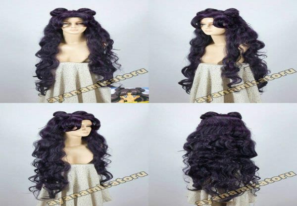 sailor moon luna artemis brand new long purple black wig cosplay party wig6989394, Golden;white
sailor moon luna artemis brand new long purple black wig cosplay party wig6989394, Golden;white