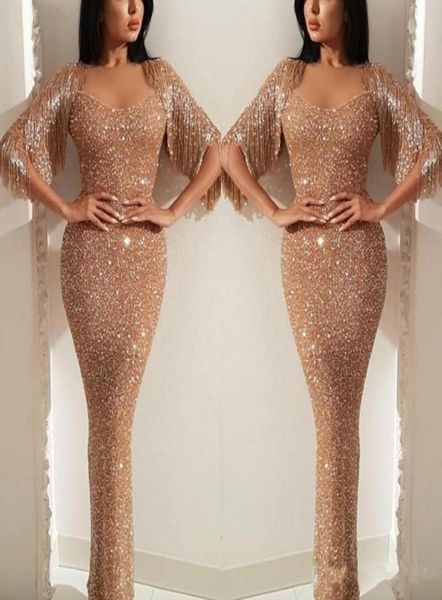 new rose gold arabic new sequins lace evening dresses illusion jewel neck with tassels mermaid sequined floor length formal p4991236, Black;red
new rose gold arabic new sequins lace evening dresses illusion jewel neck with tassels mermaid sequined floor length formal p4991236, Black;red