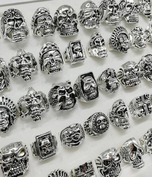 punk style 20pcslot silver skull band rings mix skeleton big sizes men039s women metal jewelry gifts7513721
punk style 20pcslot silver skull band rings mix skeleton big sizes men039s women metal jewelry gifts7513721