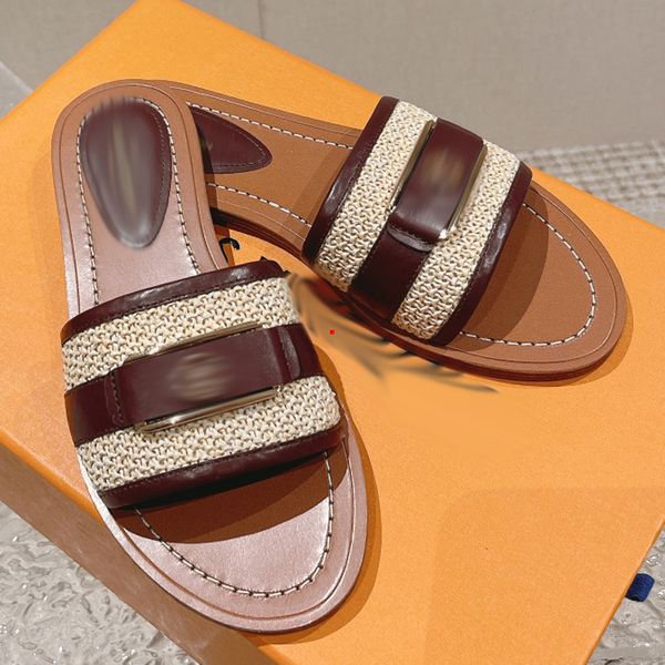 2023 fashion designer comfort sandal slippers women leather shoes womens luxury metal decoration slipper summer casual shoe beach flip flops, Black
2023 fashion designer comfort sandal slippers women leather shoes womens luxury metal decoration slipper summer casual shoe beach flip flops, Black