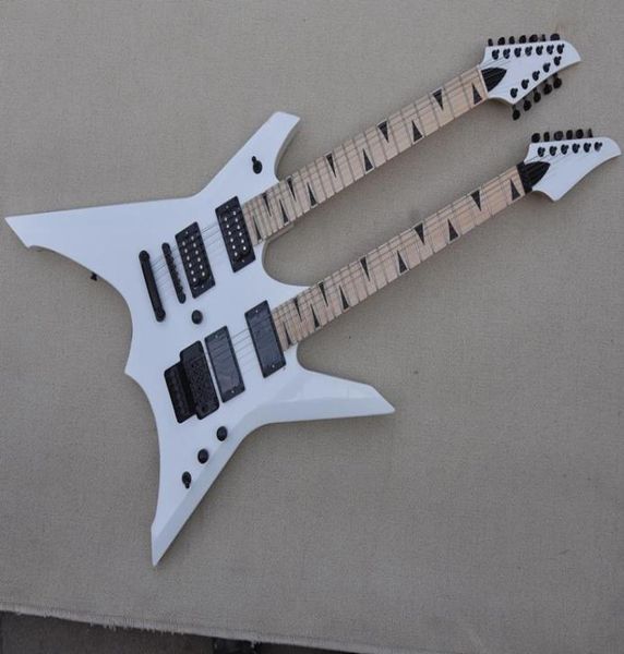 white 126 strings double necks electric guitar with black hardwaremaple fretboard8256067
white 126 strings double necks electric guitar with black hardwaremaple fretboard8256067