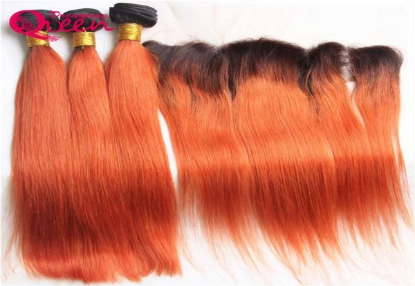 t1b 350 straight ombre brazilian virgin human hair weaves 3 bundles with 13x4 ear to ear lace frontal closure with baby hair bleac3844219, Black;brown
t1b 350 straight ombre brazilian virgin human hair weaves 3 bundles with 13x4 ear to ear lace frontal closure with baby hair bleac3844219, Black;brown