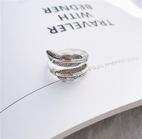 s1015 fashion jewelry s925 sterling sliver ring cat vintage feather open finger ring9286462, Silver
s1015 fashion jewelry s925 sterling sliver ring cat vintage feather open finger ring9286462, Silver