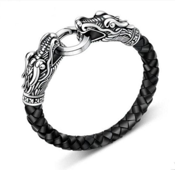 leather tibetan silver men bracelet titanium fashion male vintage accessories parataxis dragon bracelet men jewelry sl09086442119912314, Golden;silver
leather tibetan silver men bracelet titanium fashion male vintage accessories parataxis dragon bracelet men jewelry sl09086442119912314, Golden;silver