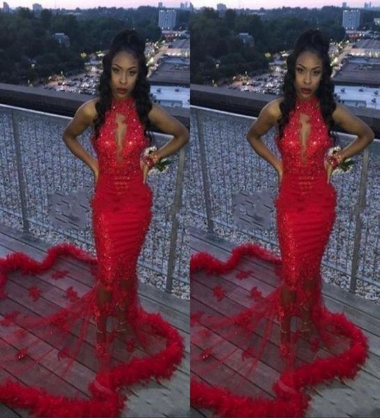red african 2k19 mermaid prom dresses feather sequined mermaid evening dress count train see through backless cocktail party 3065424, Black
red african 2k19 mermaid prom dresses feather sequined mermaid evening dress count train see through backless cocktail party 3065424, Black