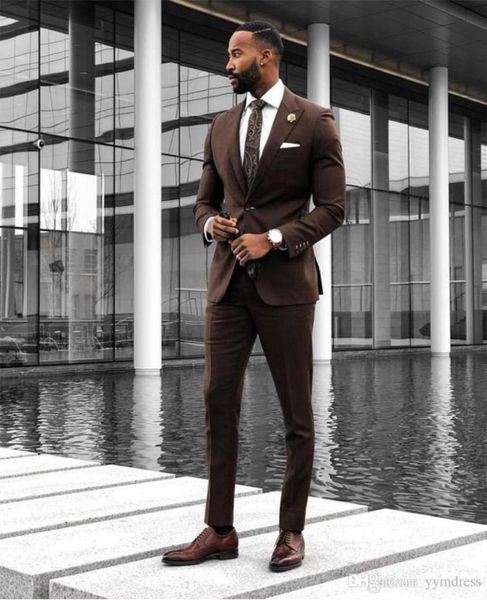brown wedding suits 2019 slim fit bridegroom tuxedos for men 3 pieces groomsmen suit formal business tuxedos jacketpantsvest t5966981, Black;gray 
brown wedding suits 2019 slim fit bridegroom tuxedos for men 3 pieces groomsmen suit formal business tuxedos jacketpantsvest t5966981, Black;gray