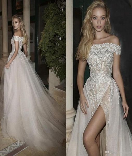 off shoulder a line wedding dresses with lace appliques tulle side split bridal gowns dany mizrachi sweep train wedding dress vest1632869, White
off shoulder a line wedding dresses with lace appliques tulle side split bridal gowns dany mizrachi sweep train wedding dress vest1632869, White
