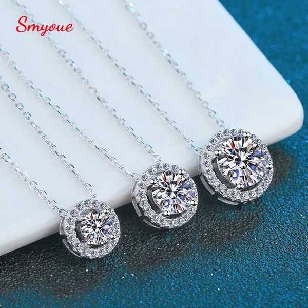 necklaces smyoue 0.32.0ct certified moissanite necklace for women classic rond cut halo brilliant moissanite pendent sier platinum, Silver
necklaces smyoue 0.32.0ct certified moissanite necklace for women classic rond cut halo brilliant moissanite pendent sier platinum, Silver