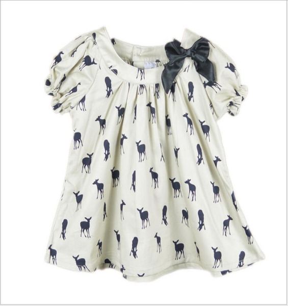 2016 summer new girls deer fawn pattern shirt baby girl short sleeve blouse kids clothing cute girls bowknot tshirt fashion 7822404, White;black
2016 summer new girls deer fawn pattern shirt baby girl short sleeve blouse kids clothing cute girls bowknot tshirt fashion 7822404, White;black