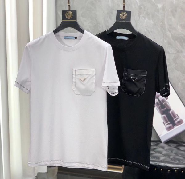 men's designer casual t-shirt 23ss summer new pra fashion short sleeve men's luxury thin unisex, White;black
men's designer casual t-shirt 23ss summer new pra fashion short sleeve men's luxury thin unisex, White;black