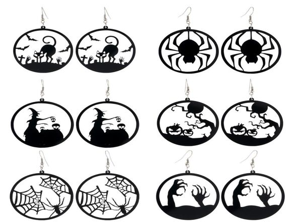 halloween dangle earrings creative new horror spider pumpkin witch black cat round acrylic earring 6 styles9328221, Silver
halloween dangle earrings creative new horror spider pumpkin witch black cat round acrylic earring 6 styles9328221, Silver
