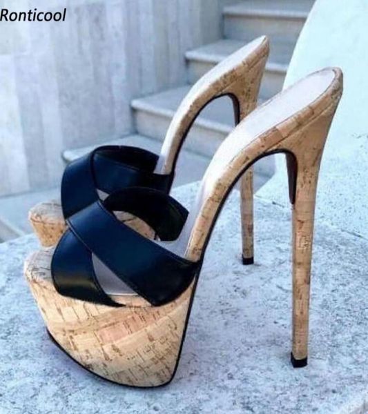 rontic handmade women mules sandals slippers cork stiletto heels open toe elegant black casual shoes us size 5201057383
rontic handmade women mules sandals slippers cork stiletto heels open toe elegant black casual shoes us size 5201057383