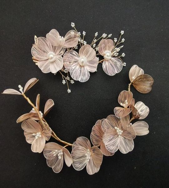slbridal handmade baroque copper flower pearls wedding hair accessories bridal headband hair clip barrettes set women jewelry j0116560281, Slivery;golden
slbridal handmade baroque copper flower pearls wedding hair accessories bridal headband hair clip barrettes set women jewelry j0116560281, Slivery;golden