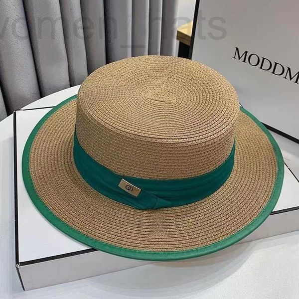 ball caps designer big brim flat hat straw woven hat women's seaside sun protection british beach 4odo, Blue;gray
ball caps designer big brim flat hat straw woven hat women's seaside sun protection british beach 4odo, Blue;gray