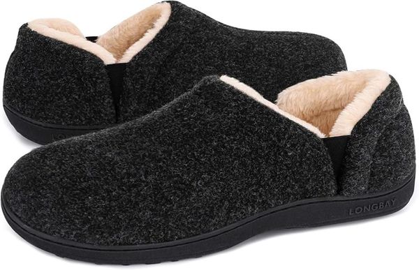 men039s winter warm and comfortable memory foam slippers black8716197, Black
men039s winter warm and comfortable memory foam slippers black8716197, Black