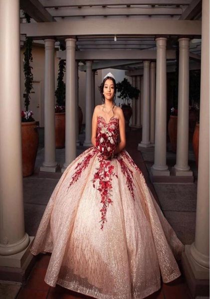 rose gold champagne quinceanera dress ball sweetheart lace appliques beads sequined floor length sweet 16 prom princess gown9192391, Blue;red
rose gold champagne quinceanera dress ball sweetheart lace appliques beads sequined floor length sweet 16 prom princess gown9192391, Blue;red