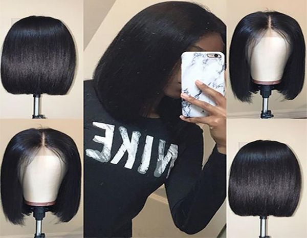 new bob lace front human hair wigs with baby hair pre plucked brazilian remy hair natural hairline straight short bob wig for blac9245028, Black;brown
new bob lace front human hair wigs with baby hair pre plucked brazilian remy hair natural hairline straight short bob wig for blac9245028, Black;brown