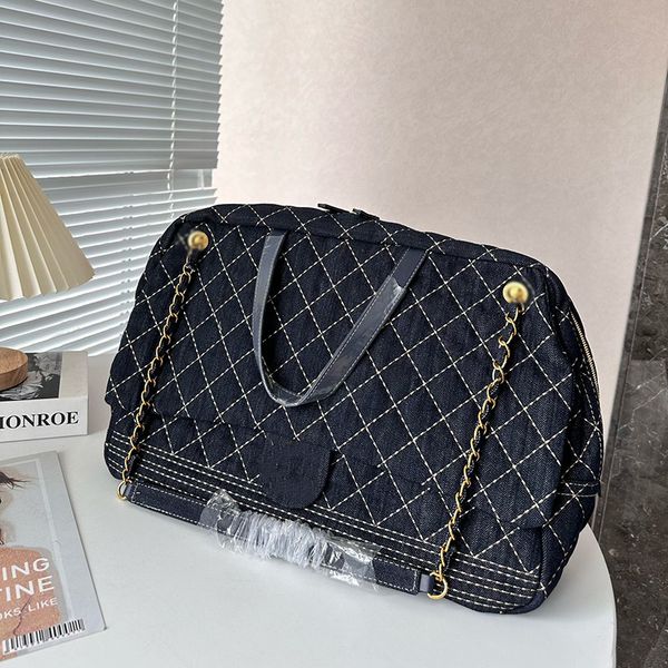 womens vintage blue denim maxi bowling casual bags large capacity handle totes quilted leather chain strap crossbody shoulder luxury designe
womens vintage blue denim maxi bowling casual bags large capacity handle totes quilted leather chain strap crossbody shoulder luxury designe