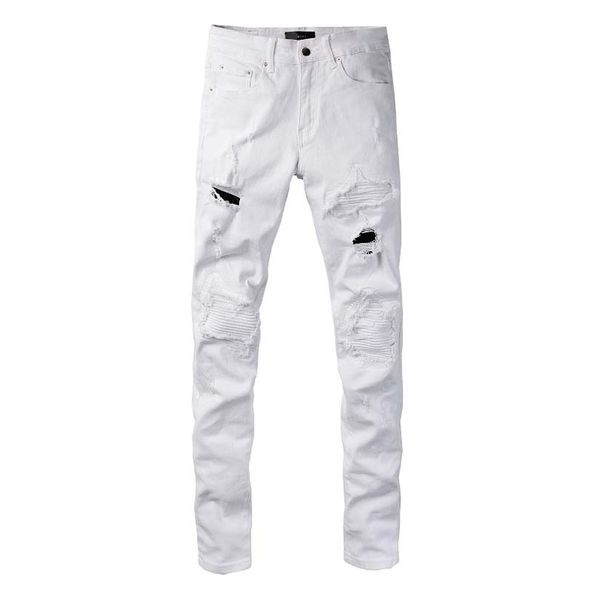 2023 new high-quality jeans tattered and ripped motorcycle pants slim fit men's designer size 28-40, Blue
2023 new high-quality jeans tattered and ripped motorcycle pants slim fit men's designer size 28-40, Blue