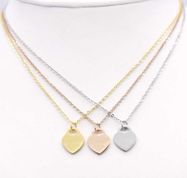 stainless steel fashion heart-shaped tag necklace short female jewelry 18k gold titanium peach heart pendant necklaces for women fashion, Silver
stainless steel fashion heart-shaped tag necklace short female jewelry 18k gold titanium peach heart pendant necklaces for women fashion, Silver