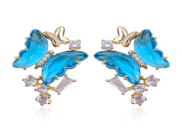 pretty 3d glass crystal transparent butterfly diamond zirconia earrings fashion designer stud earrings for woman girls s925 silver1943548, Golden;silver
pretty 3d glass crystal transparent butterfly diamond zirconia earrings fashion designer stud earrings for woman girls s925 silver1943548, Golden;silver