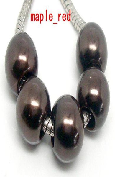 100pcs deep coffee pimitation pearl charms for jewelry making loose european big hole acrylic beads fit european bracelet low pric2221702, Black
100pcs deep coffee pimitation pearl charms for jewelry making loose european big hole acrylic beads fit european bracelet low pric2221702, Black