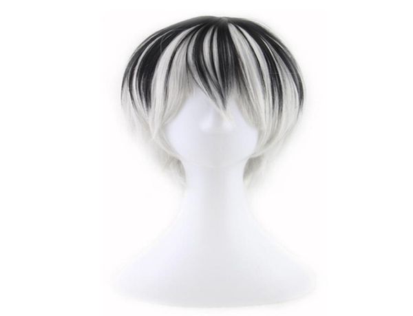 woodfestival natural heat resistant anime wig short straight hair two tone black and white synthetic wigs fiber cosplay8282344
woodfestival natural heat resistant anime wig short straight hair two tone black and white synthetic wigs fiber cosplay8282344