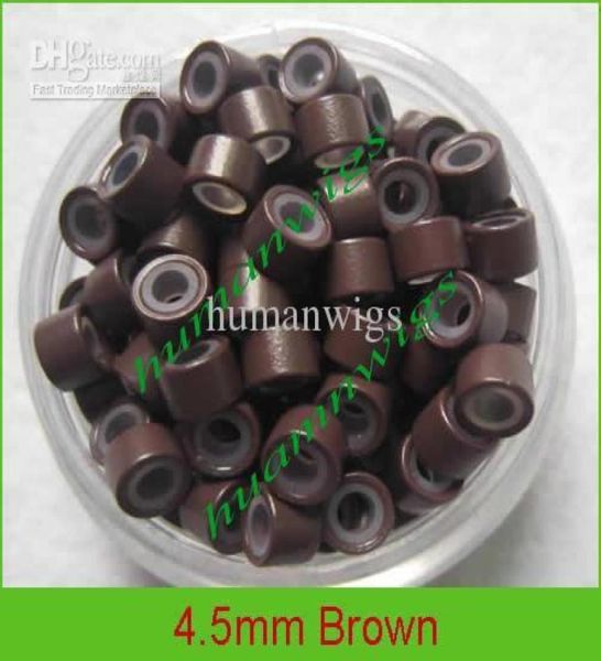 45mm silicone micro ring links for hair extensionshair extension toolsbrown5000pcs mix color6595012, Black
45mm silicone micro ring links for hair extensionshair extension toolsbrown5000pcs mix color6595012, Black