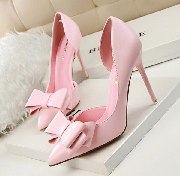 fashion shoes show sweet bow high heels stiletto shallow mouth pointed side women5880087, Black
fashion shoes show sweet bow high heels stiletto shallow mouth pointed side women5880087, Black