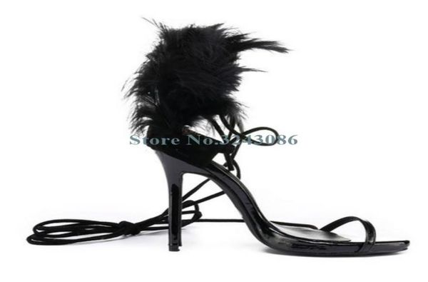 dress shoes open toe single strap thin high heel sandals black feather show elegant banquet women leather ankle7067427
dress shoes open toe single strap thin high heel sandals black feather show elegant banquet women leather ankle7067427