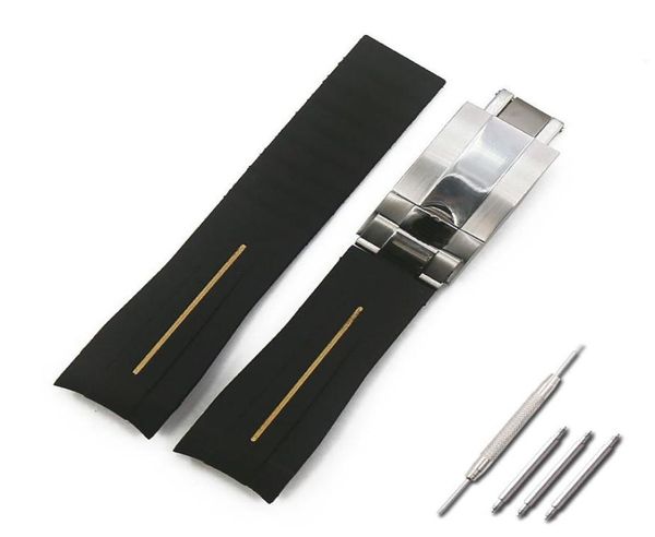 men039s watch bands 20mm 21mm rubber strap folding buckle watches accessories gmt ancon waterproof silicone4702154, Black;brown
men039s watch bands 20mm 21mm rubber strap folding buckle watches accessories gmt ancon waterproof silicone4702154, Black;brown