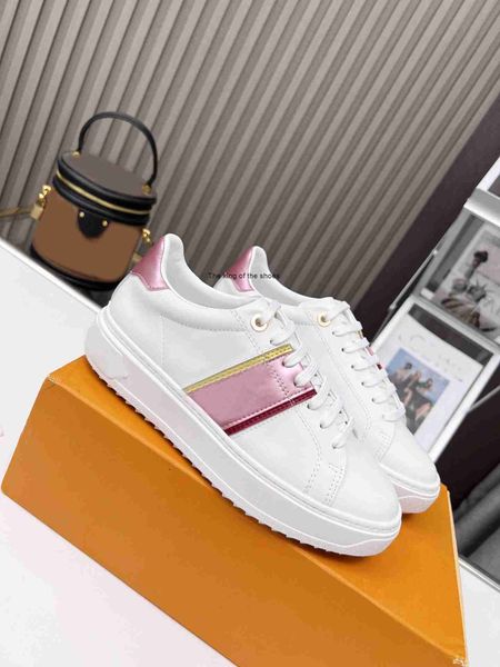 women luxurys designers shoes white printed calf leather casual shoe trainers pink blue runner time out size 35-42 with box, Black
women luxurys designers shoes white printed calf leather casual shoe trainers pink blue runner time out size 35-42 with box, Black