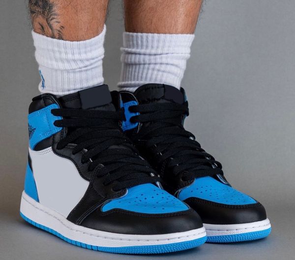shoes release 1 high og unc toe 1s university blue black white men women sports sneakers original dz5485-400
shoes release 1 high og unc toe 1s university blue black white men women sports sneakers original dz5485-400