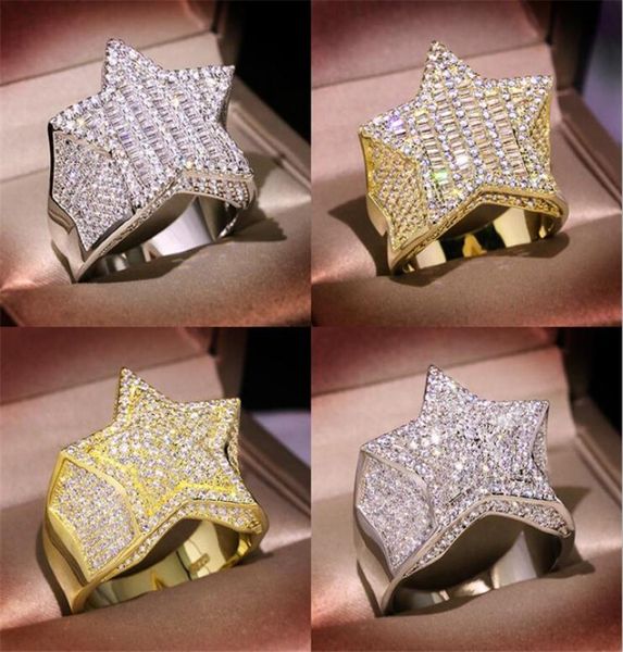 hip hop vintage fashion jewelry 925 sterling silvergold fill pave white sapphire cz diamond party five star women men wedding ban4582486, Slivery;golden
hip hop vintage fashion jewelry 925 sterling silvergold fill pave white sapphire cz diamond party five star women men wedding ban4582486, Slivery;golden
