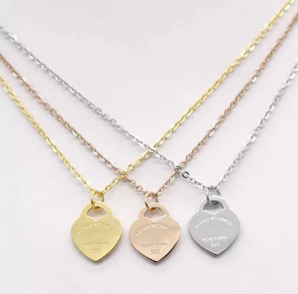 stainless steel heart-shaped necklace short female jewelry 18k gold peach heart pendant woman no box fashion1pbt, Silver
stainless steel heart-shaped necklace short female jewelry 18k gold peach heart pendant woman no box fashion1pbt, Silver