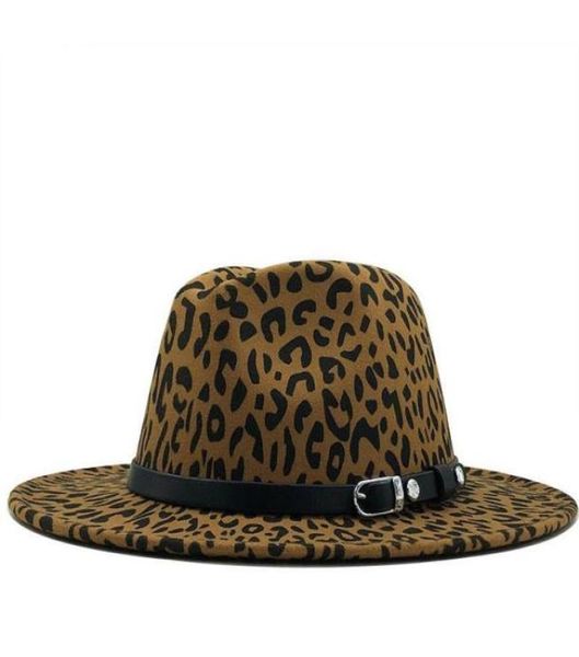 new women felt belt fedora hat with wide brim leopard print jazz hat elegant lady autumn sombrero godfather female4704468, Blue;gray
new women felt belt fedora hat with wide brim leopard print jazz hat elegant lady autumn sombrero godfather female4704468, Blue;gray