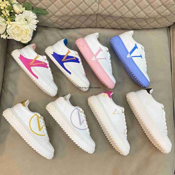 casual shoes 2022 women luxurys designers white printed calf leather time out shoe trainers pink blue runner, Black
casual shoes 2022 women luxurys designers white printed calf leather time out shoe trainers pink blue runner, Black