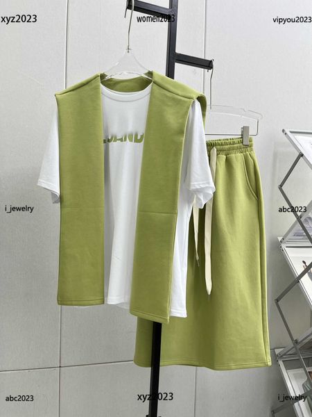 designer dresses for woman fashion summer set size s-l 3pcs solid shawl letter printed t-shirt and lace up skirt may26, White
designer dresses for woman fashion summer set size s-l 3pcs solid shawl letter printed t-shirt and lace up skirt may26, White