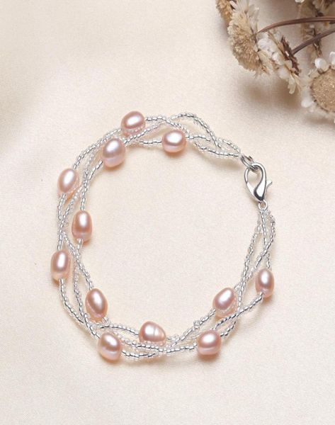 natural freshwater pearl bracelet for ladies pearl bracelet fashion jewelry weaving riceshaped multilayer pearls barcelets weddi5269749, Black
natural freshwater pearl bracelet for ladies pearl bracelet fashion jewelry weaving riceshaped multilayer pearls barcelets weddi5269749, Black