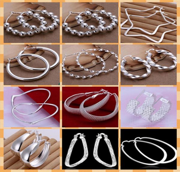2017 new mix 10 style 10pairslot jewelry highquality 925 sterling silver ear hoop earrings fashion gifts hyperbole big ear ring1339951, Golden;silver
2017 new mix 10 style 10pairslot jewelry highquality 925 sterling silver ear hoop earrings fashion gifts hyperbole big ear ring1339951, Golden;silver