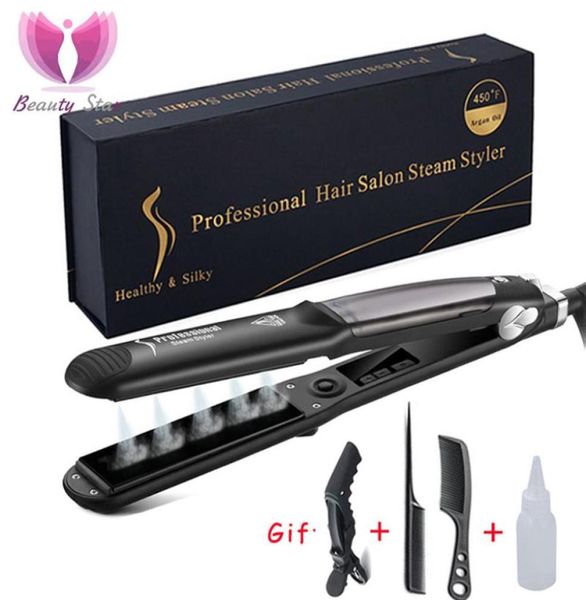 drop professional steam hair straightener ceramic vapor hair flat iron seam hair straightening iron cx2007216485406, Black
drop professional steam hair straightener ceramic vapor hair flat iron seam hair straightening iron cx2007216485406, Black