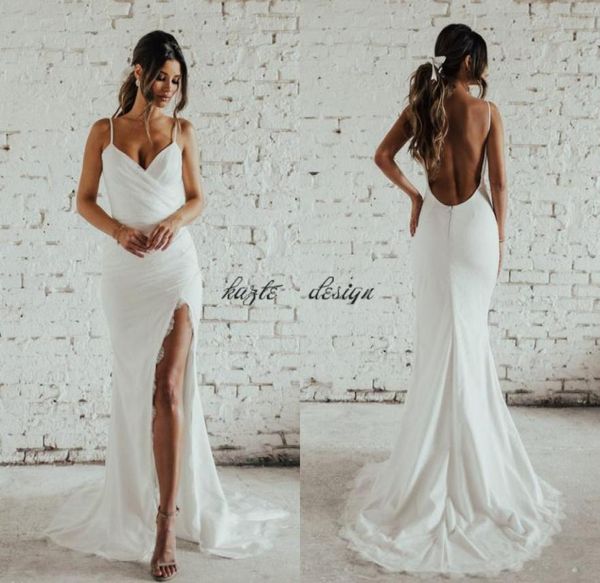 simple desigin katie may beach mermaid wedding dresses with slit full lace spaghetti backless holiday garden bridal dress 710214, White
simple desigin katie may beach mermaid wedding dresses with slit full lace spaghetti backless holiday garden bridal dress 710214, White